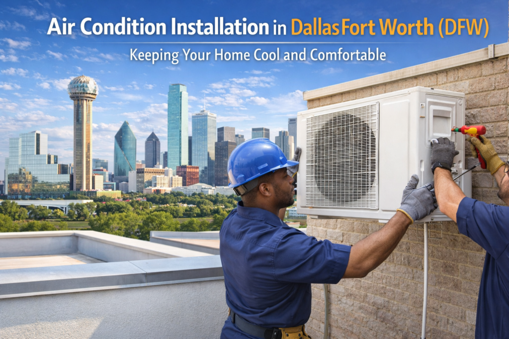 Air Condition Installation in Dallas Fort Worth (DFW)